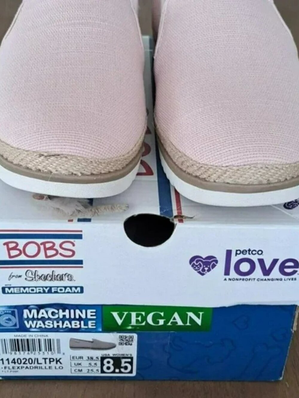 Skechers BOBS Flexpadrille LO - Color: Light Pink - Size: Women 8.5 - Picture 3 of 10